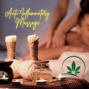 anti-inflammatory hemp massage cannabis